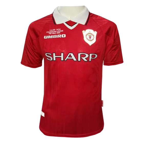 1999-2000 Manchester United Retro Home Kit Soccer Jersey